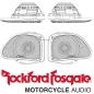 Preview: Rockford Fosgate TMS6RG 16,5cm Lautsprecher 150 Watt für Harley Davidson ®